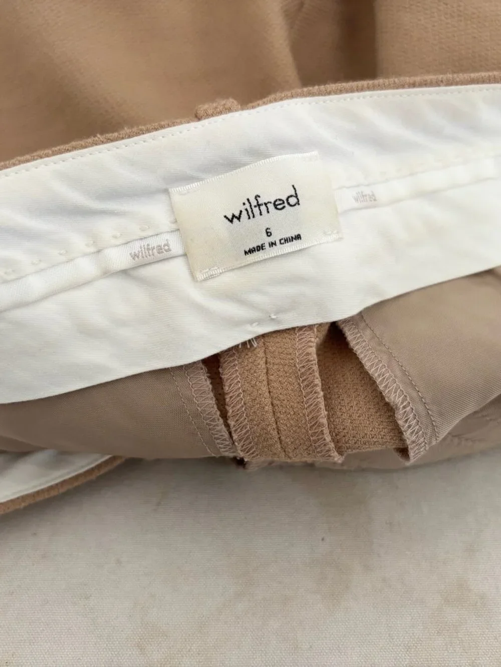 Aritzia Wilfred Effortless Pant Wool Blend